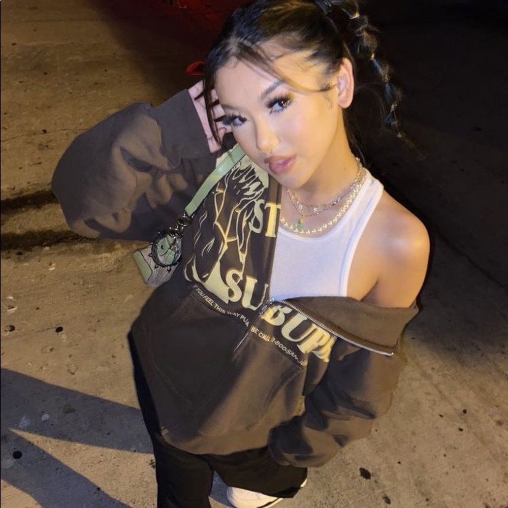 brown stuck in the suburbs jacket